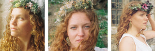 Handmade bridal jewellery by Nic Danning | Photo credit: Imogen Rosemary | Floral design: Blostma