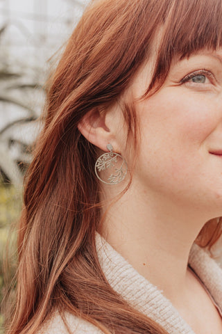 'Silvan' Stainless Steel Earrings