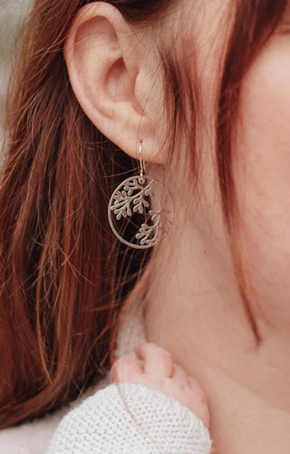 'Silvan' Stainless Steel Earrings