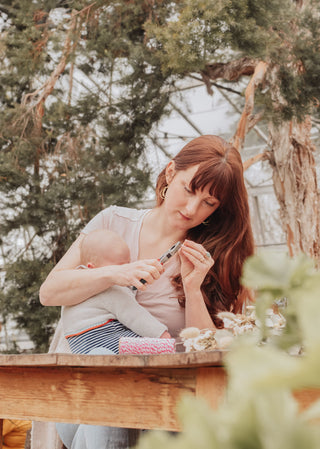 'Tempest Calendula' Ethical Hand Beaten Brass Earrings
