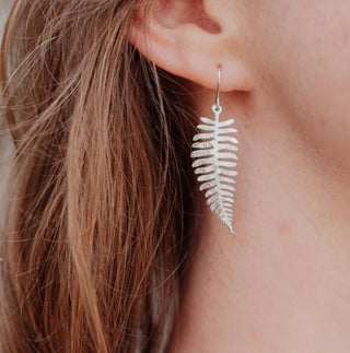 Golden Leaf 'Fern' Earrings