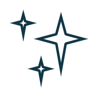 Nic Danning Jewellery, shimmer icon.