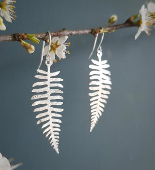 Golden Leaf 'Fern' Earrings